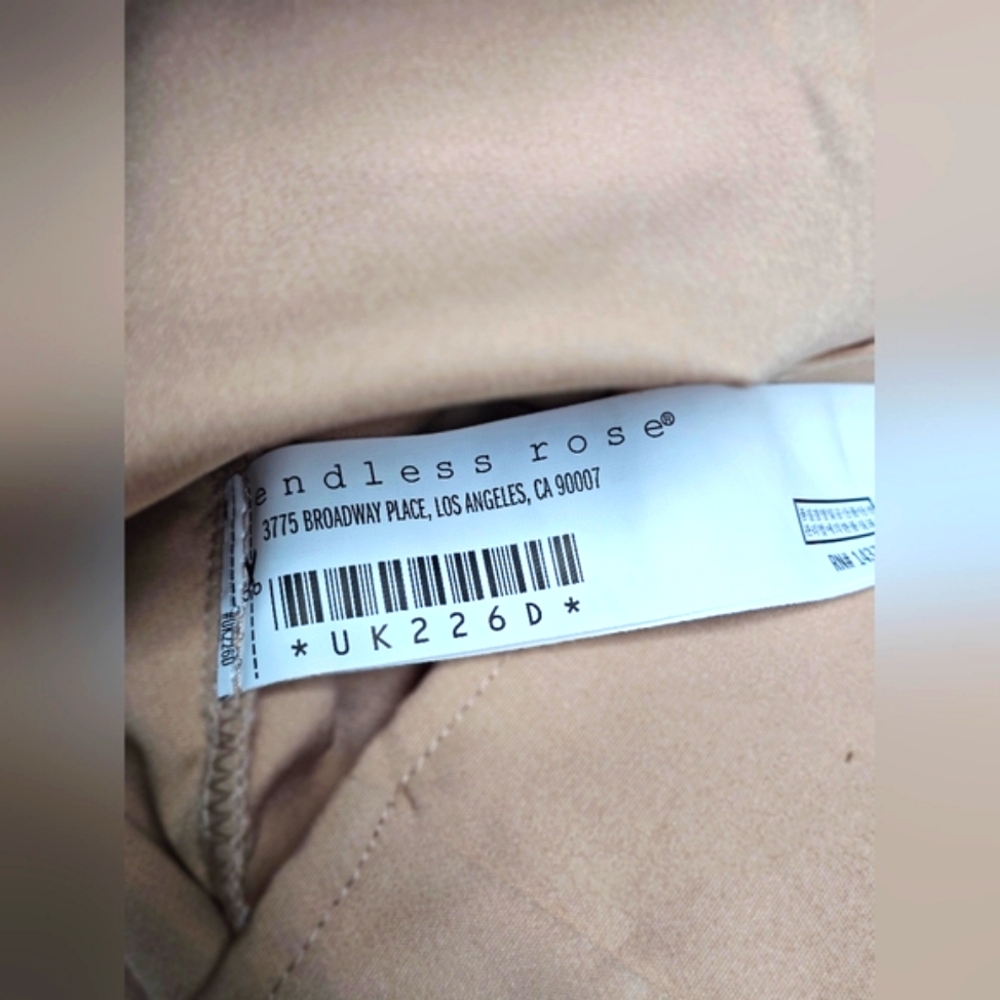 NEW Endless Rose Anthropologie Sheer Nude Pink Ruched Mini Dress Swiss Polka Dot - Picture 15 of 16